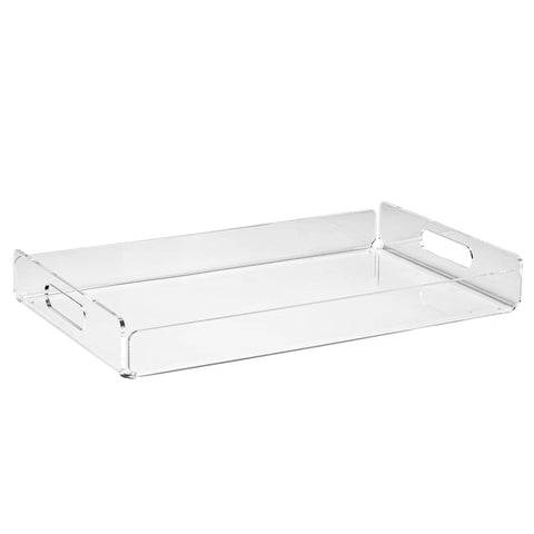 Lucite Acrylic 16.75 x 9.5" Rectangle Tray