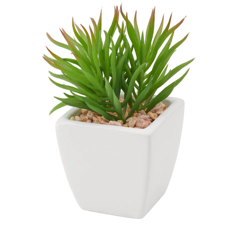 Tapered Mini Faux Succulent Potted Plant - Spike