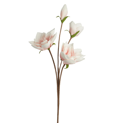 Desert Four Bloom Magnolia 41" Stem - Pink