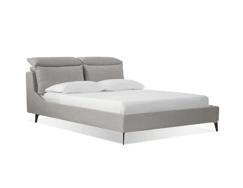 Chillout Queen Bed - Stone Boucle