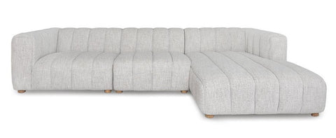 Jason 3 Pc Sectional Sofa – RHF Chaise - Coconut
