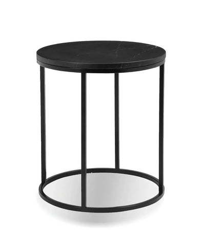 Onix Round End Table - Black