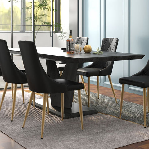Eclipse Dining Table with Extension - Black