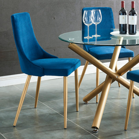 Kelowna Dining Chair - Blue (Set of 2)