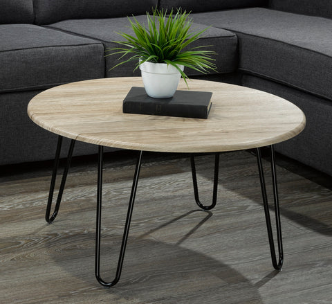 Tario Coffee Table in Natural/Black