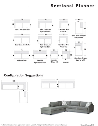 Howe Sectional Sofa - Custom Made