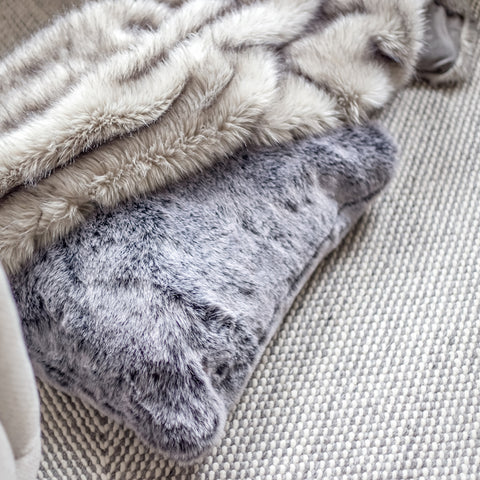 Faux Fur Large Cushion – Sansa
