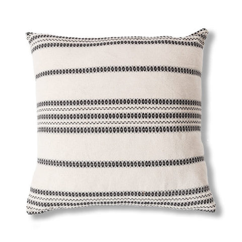 Barcelona Cushion- White Stripe