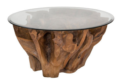 Natura Round Root Coffee Table – Condo Size
