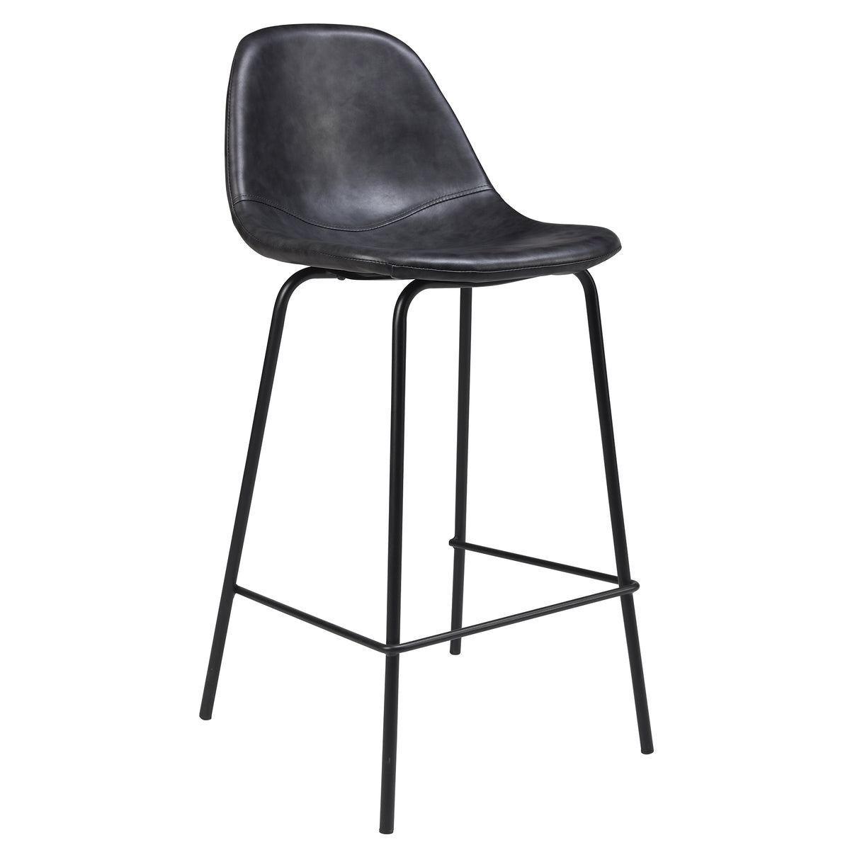 Julia Vintage Black Counter Stool