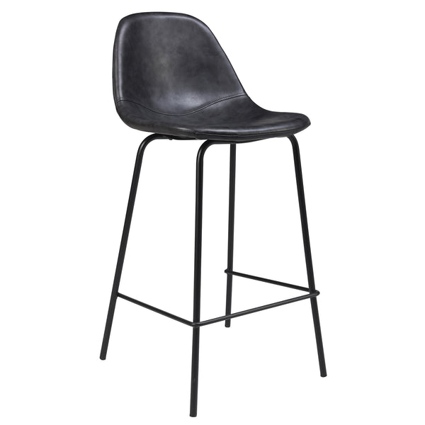 Julia Vintage Black Counter Stool