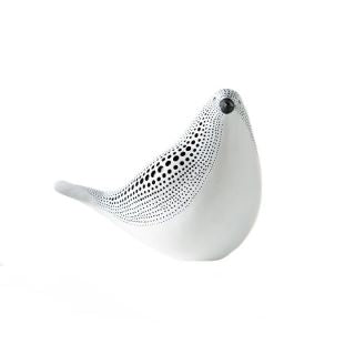 Debossed Dotted Sitting Bird