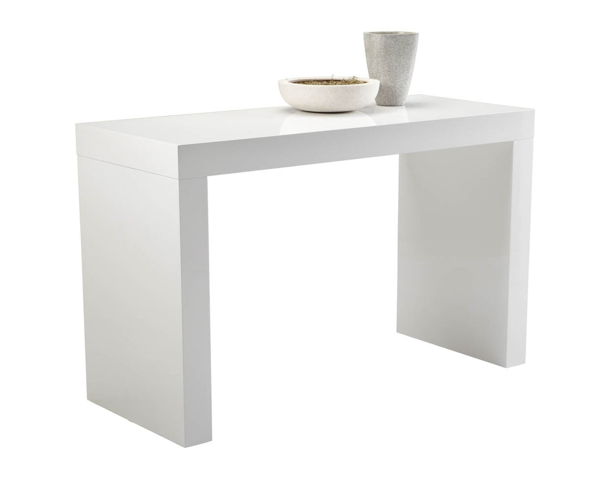 Faro Black C-Shape Counter Table
