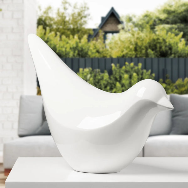 Large Finch Bird Decor - Head Down