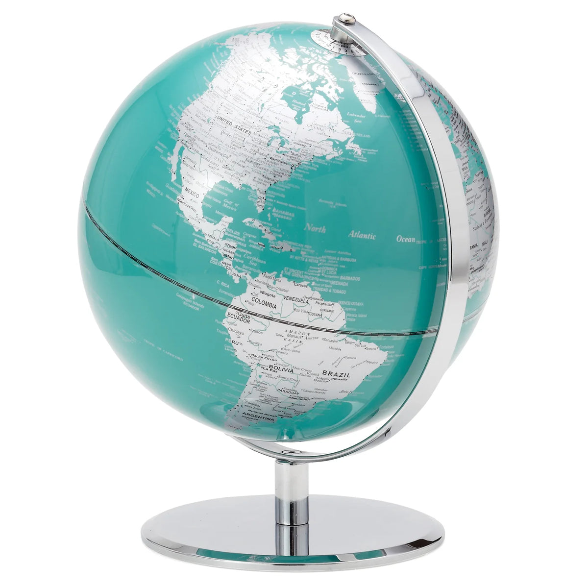Latitude World Globe - Teal – Briers Home Furnishings