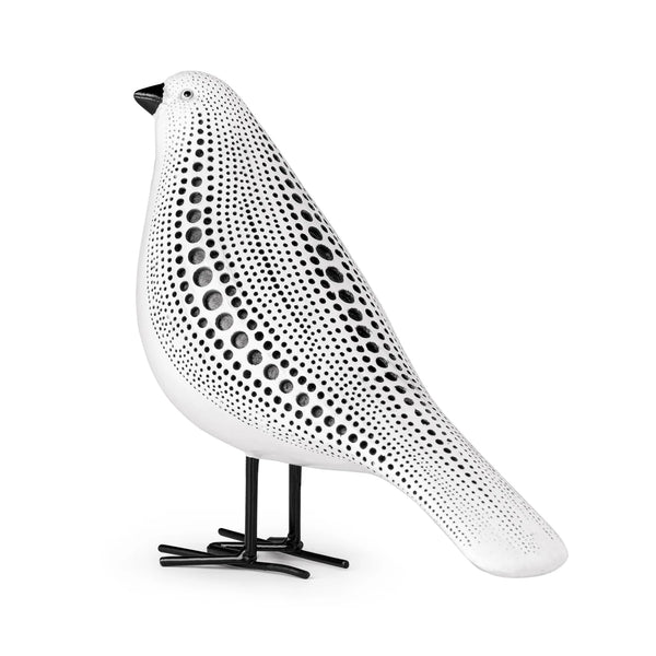 Debossed Dotted Standing Bird