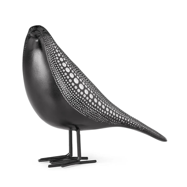 Debossed Dotted Standing Bird
