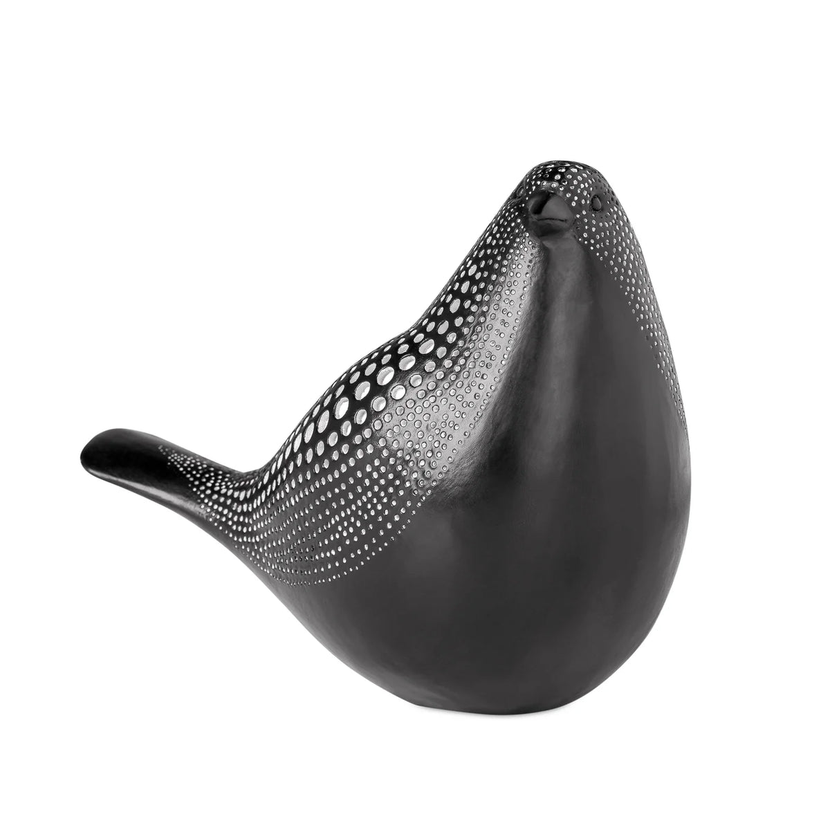 Debossed Dotted Sitting Bird