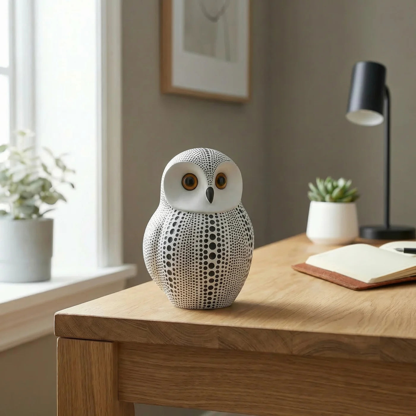 Debossed Dotted Owl