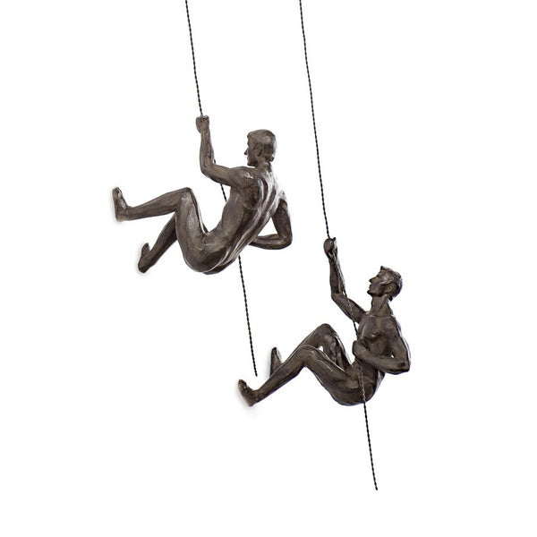 Cliff Men Wall Sculpture Set