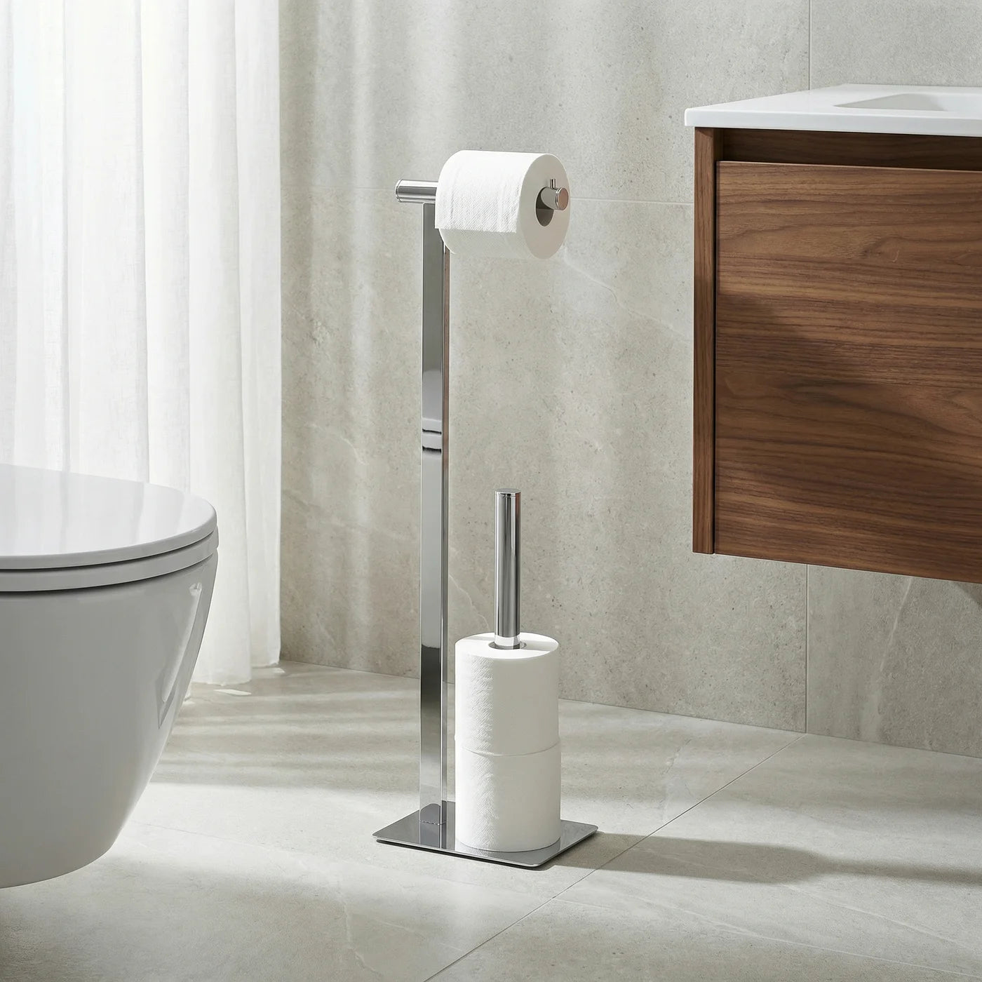 Pacific Spa Free Standing Toilet Paper Holder