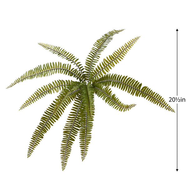 Fern 20.5" Multi Leaf Bush