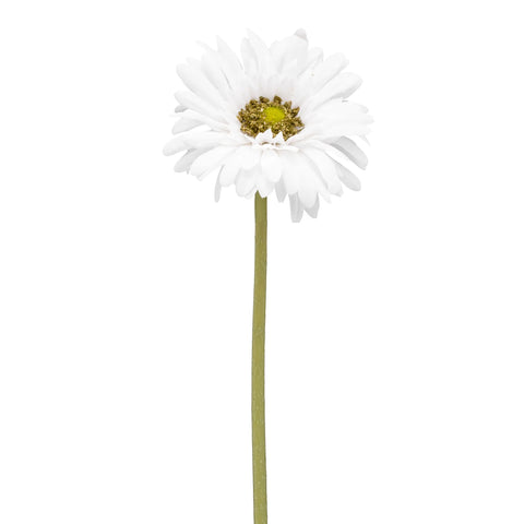 Gerbera Daisy Real Touch 24" Stem - White