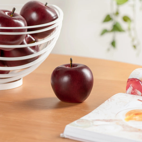 Orchard 8 Piece Faux Fruit Decor Set - Red Apples