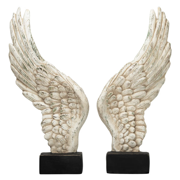 Guardian Antique White Wings 2 Piece 20h