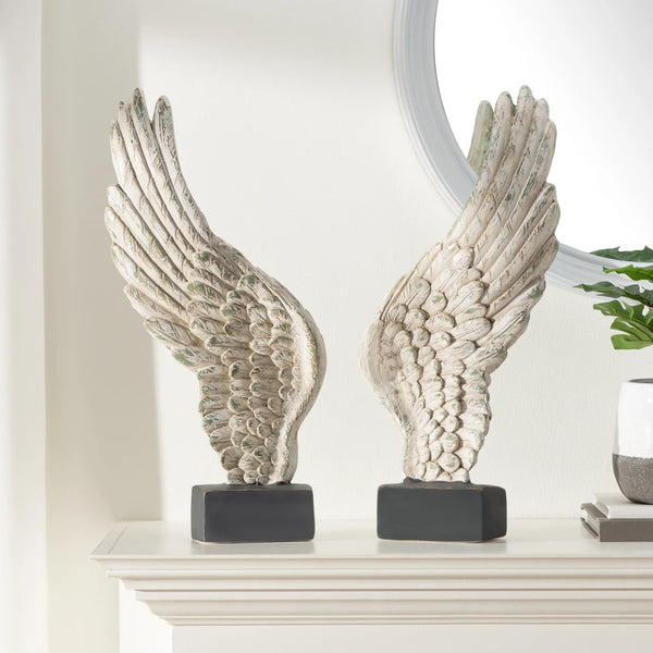 Guardian Antique White Wings 2 Piece 20h