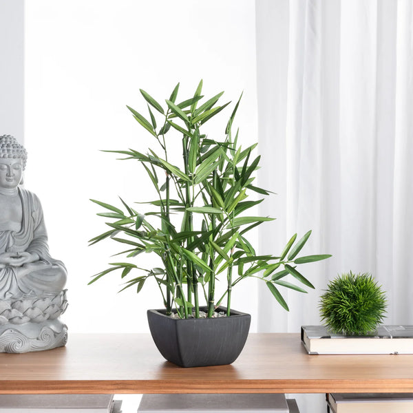 Bamboo 18h" Faux Potted Plant