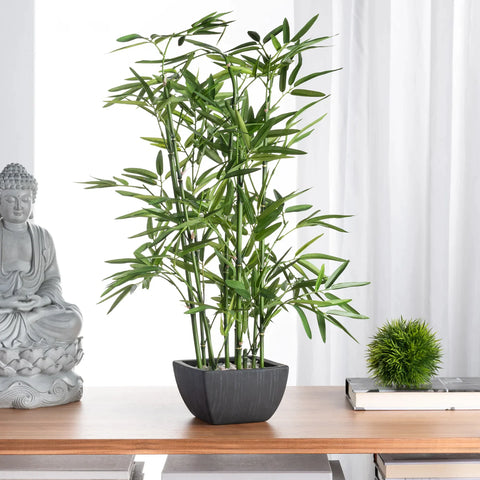 Bamboo 30h" Faux Potted Plant