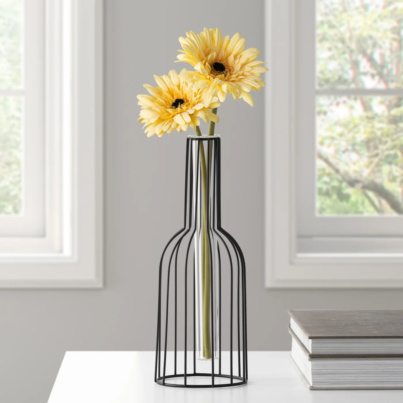 Wire Bottle Shape 10.5h