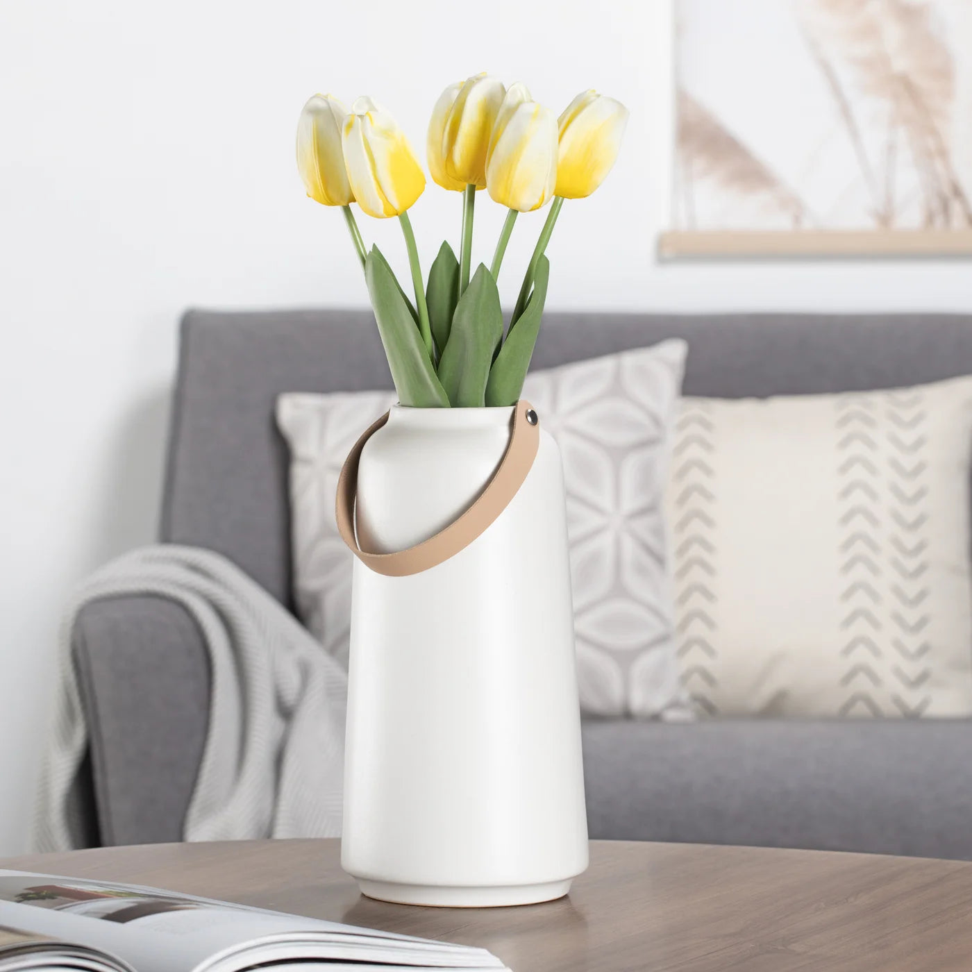Lido Matte White Ceramic 11h