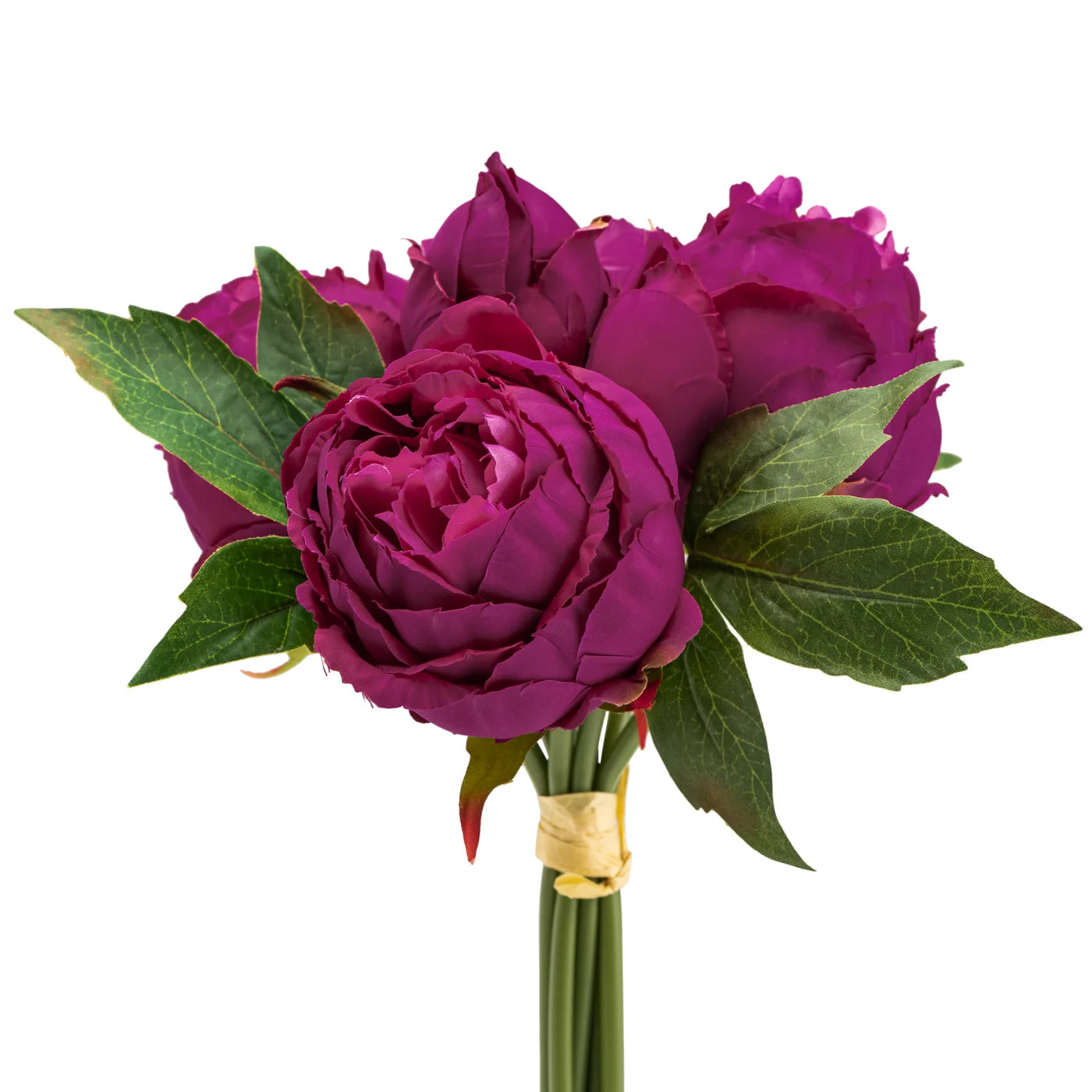 Blushing Peony 5 Bloom Bouquet - Purple