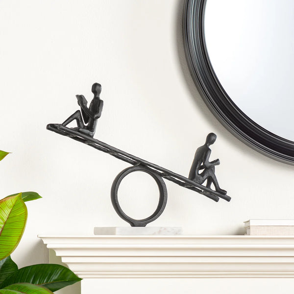 Two Men On Seesaw 12h