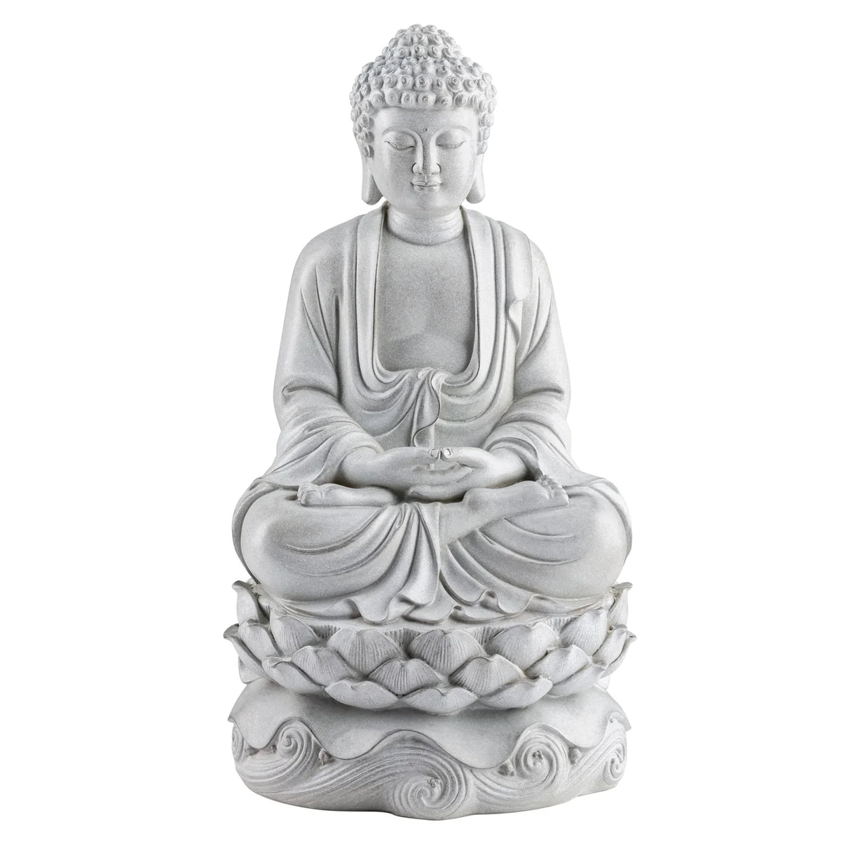 Peaceful Buddha Resin Décor 16h