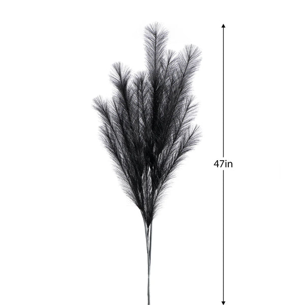Desert Feather Pampas Stem - Black