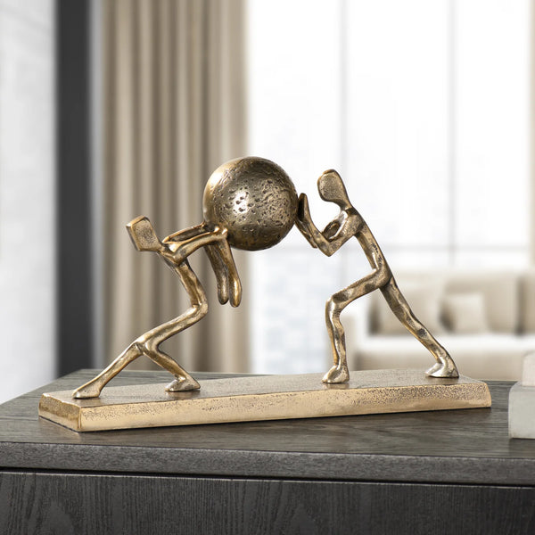 Two Men Pushing a Ball 7.5h