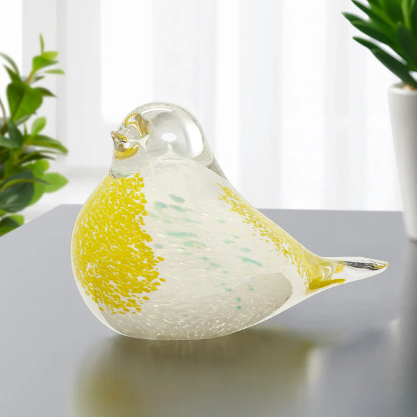 Bird Glass Paperweight 3.5h