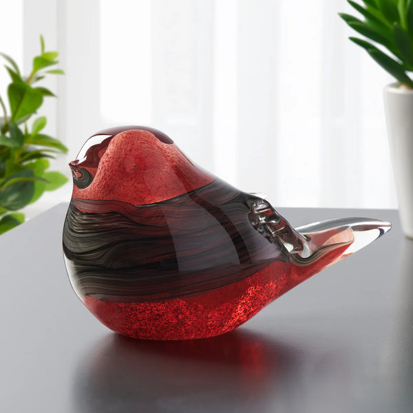 Bird Glass Paperweight 3h
