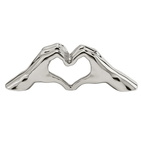 Love Gesture Hand 12L” Ceramic Decor Sculpture