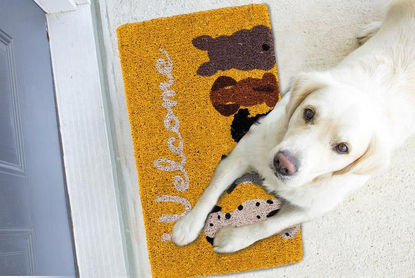 Dog "Welcome" Doormat