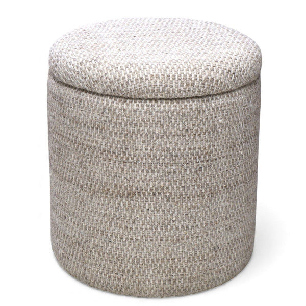 Dalia Round Storage Ottoman