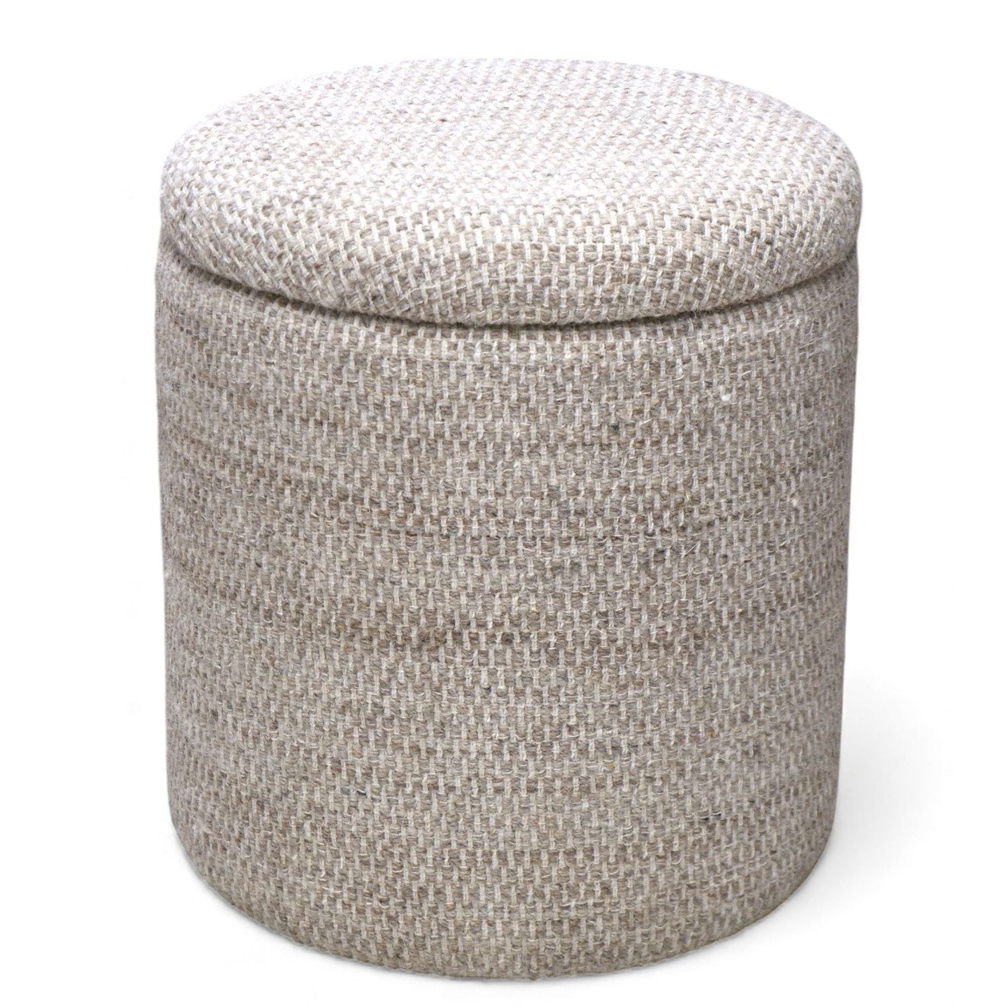 Dalia Round Storage Ottoman