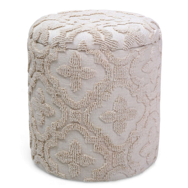 Magnolia Round Storage Ottoman
