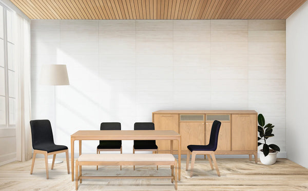 Nevada Dining Bench - Oatmeal