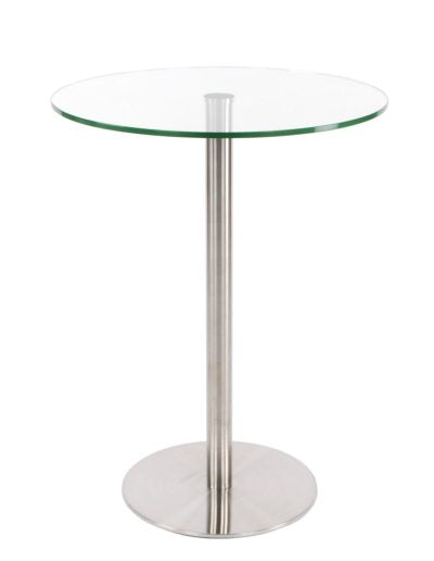 Aris 28" Round Glass Counter Table
