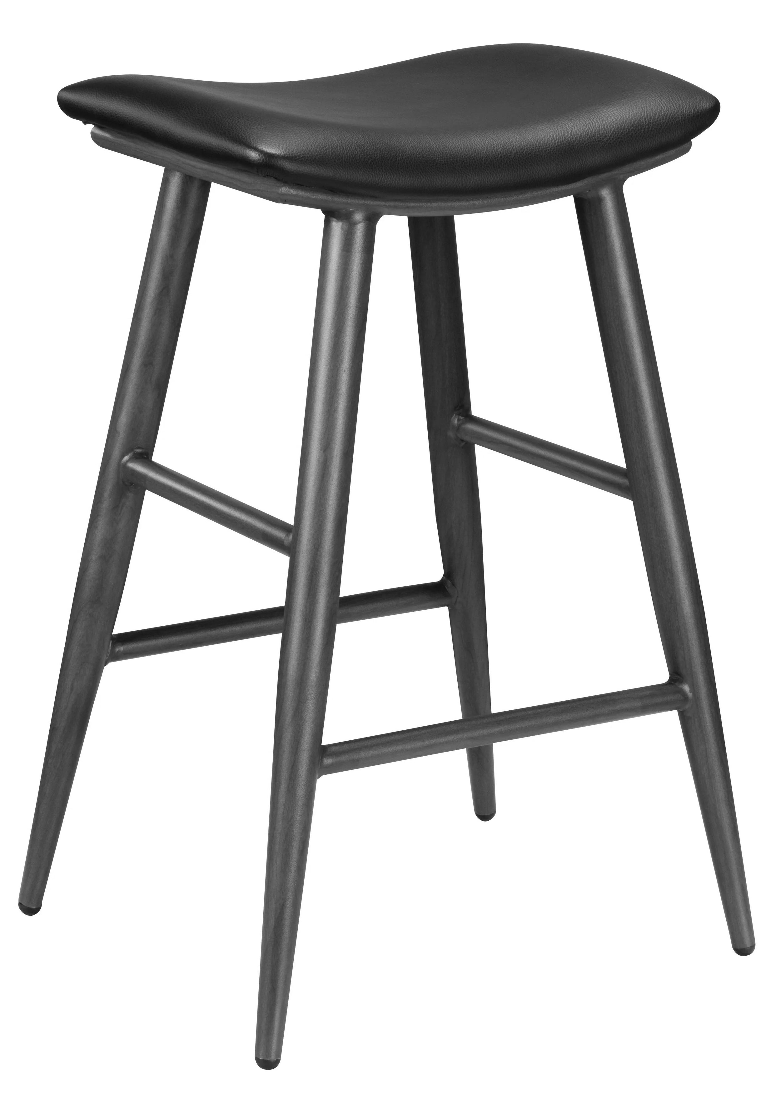 Jojo Counter Stool - Black PU/Matte Black