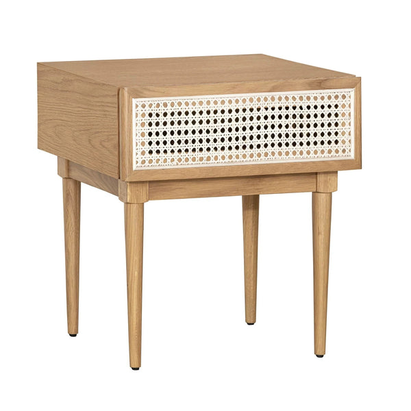 Cane Side Table - Natural
